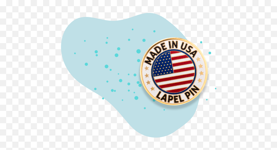 Usa Made Lapel Pins Made In Usa Lapel - Simple Soft Enamel Pin In Usa Emoji,Made In Usa Png