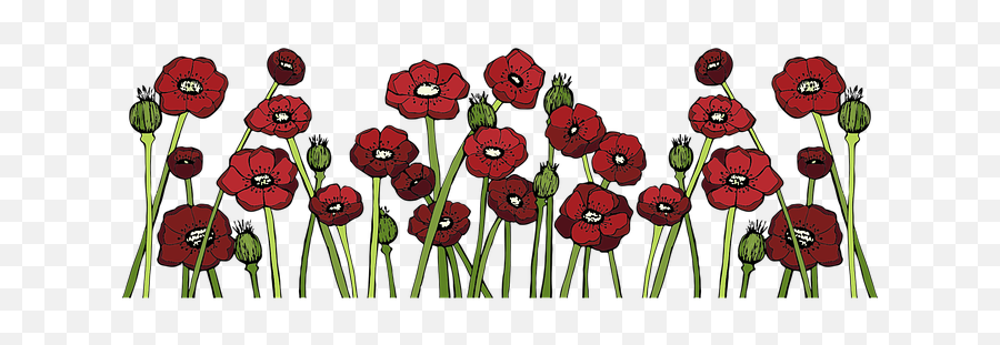 Free Poppy Poppies Illustrations - Stegt Flæsk Emoji,Poppy Flower Clipart