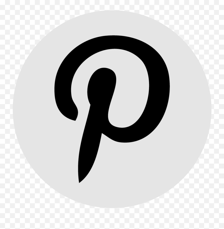 Download Pinterest Logo Png White - Facebook Instagram Twitter Pinterest Logo Emoji,Pinterest Logo Transparent