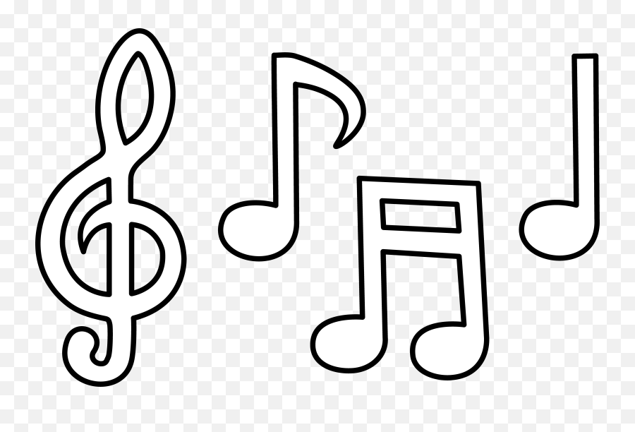 Music Note Clip Art Musical Notes Music - Music Notes To Colour Emoji,Music Clipart