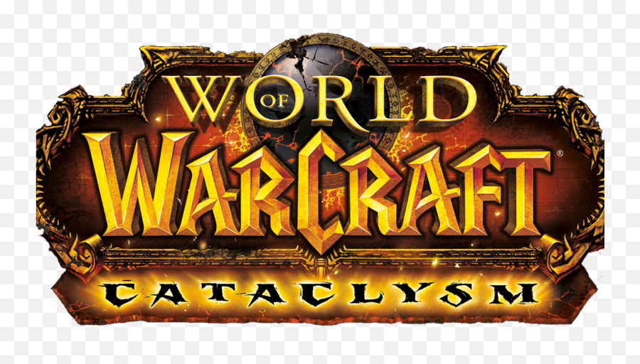 Battle For Azeroth Logo Blue And Gold - Wow Cataclysm Logo Transparent Emoji,World Of Warcraft Logo