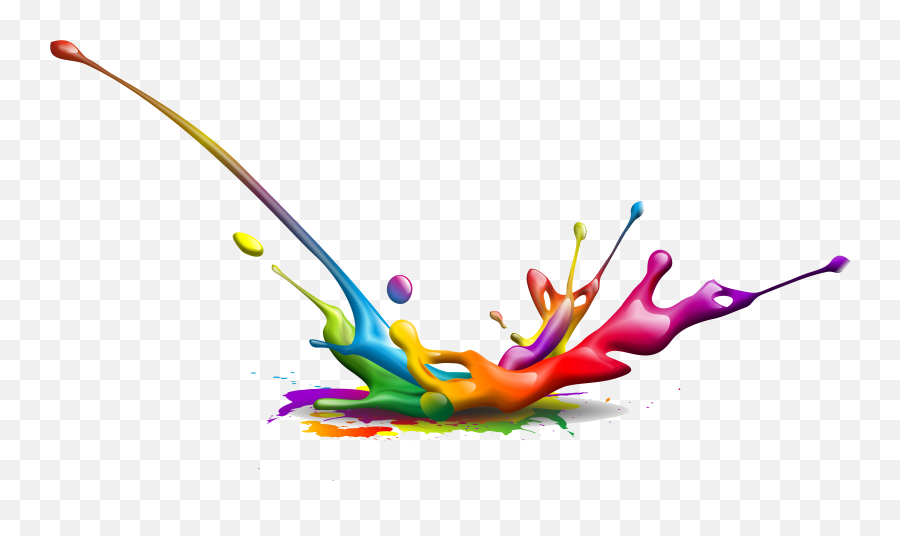 Colour Splash Paint Png - Splash Of Color No Background Paint Color Splash Png Emoji,No Png