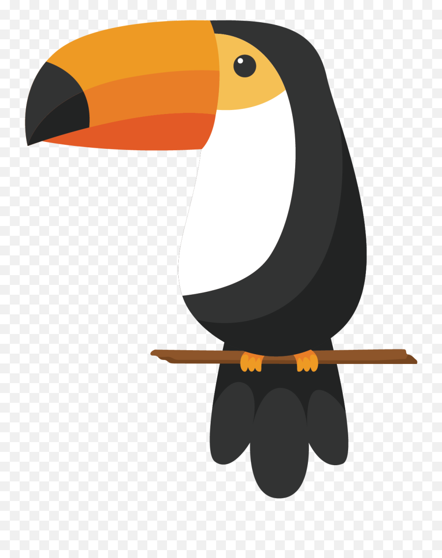 Toucan Clipart Crow Beak - Desenho Tucano Png Emoji,Toucan Clipart