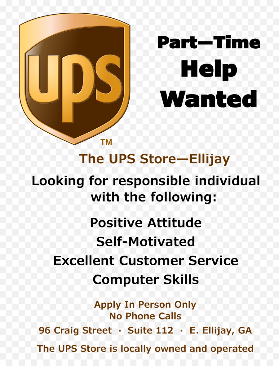 The Ups Store Logo Png - The Ups Store Of Ellijay Is Now Now Hiring Sign Ups Store Emoji,Ups Logo Png