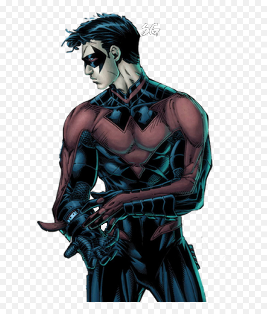 Nightwing Png Picture - Dick Grayson Png Comic Emoji,Nightwing Png