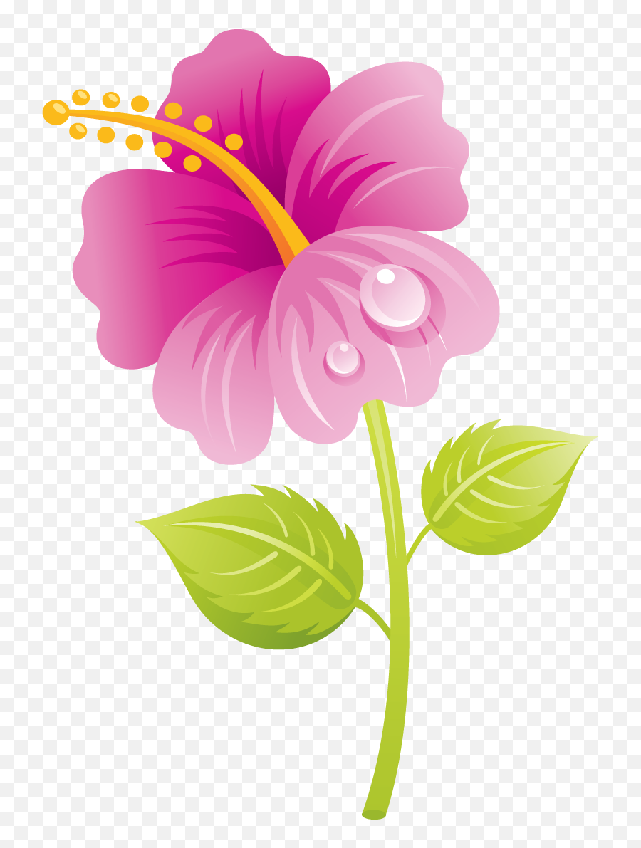 Flowers Clipart January Free Images 2 - Pink Flower Clip Art Emoji,January Clipart