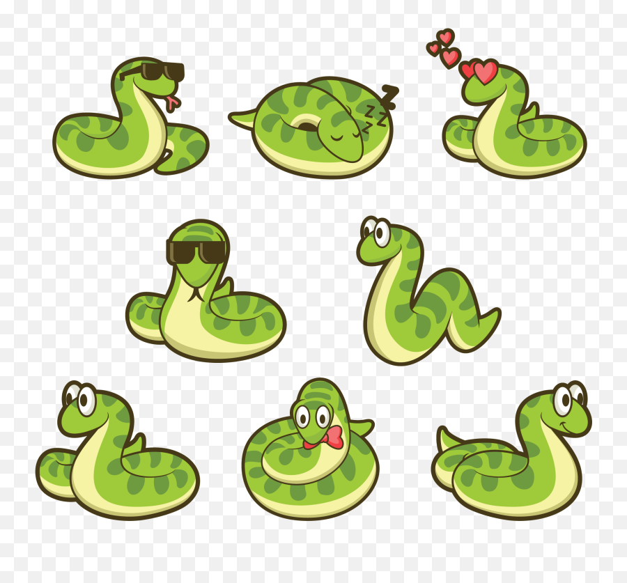 Anaconda Cartoon Vector 172800 - Download Free Vectors Cartoon Anaconda Emoji,Rattlesnake Clipart