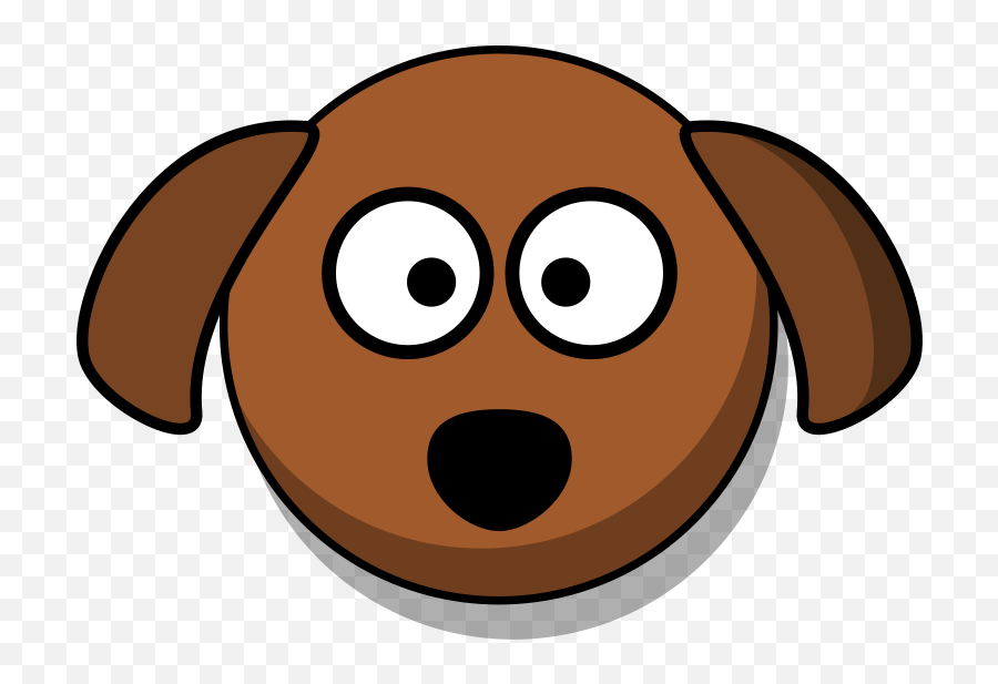 Dog Face Clip Art Png - Clipart Dog Head Emoji,Dog Face Clipart