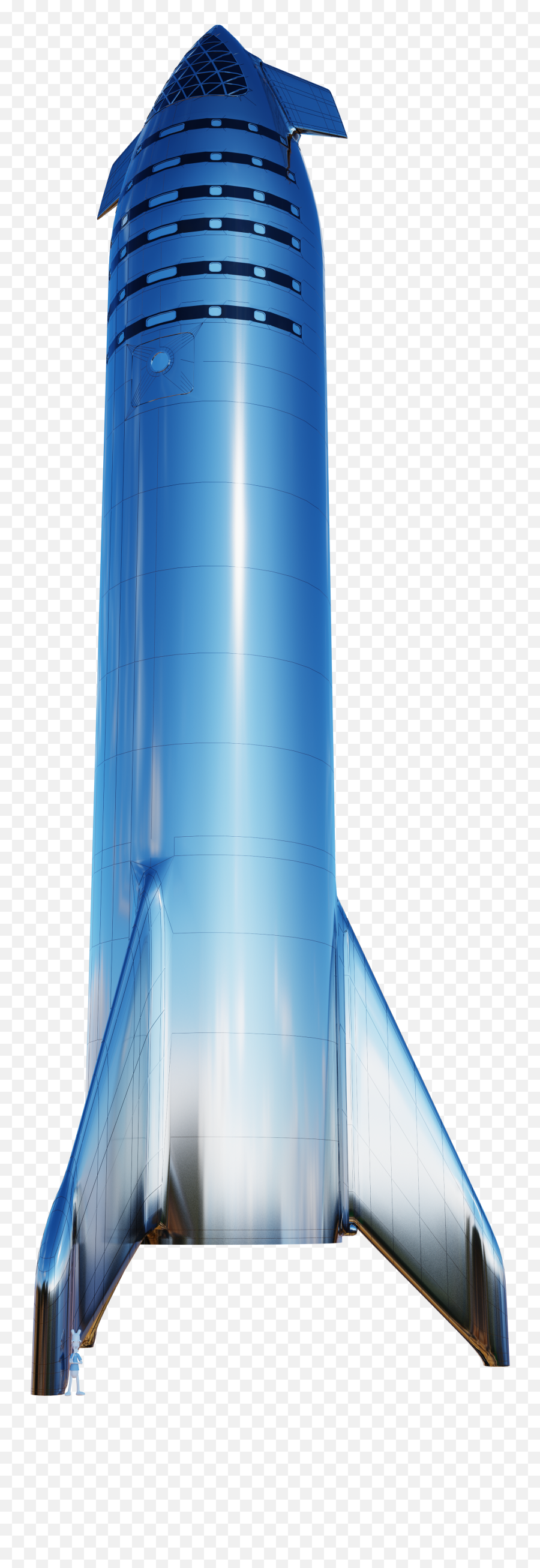 New Starship 3d Render From Yours Truly - Vertical Emoji,Starship Png