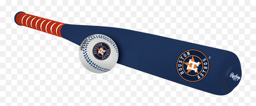 Mlb Houston Astros Foam Bat And Ball Set - Yankee Bat And Ball Emoji,Rawling Logo