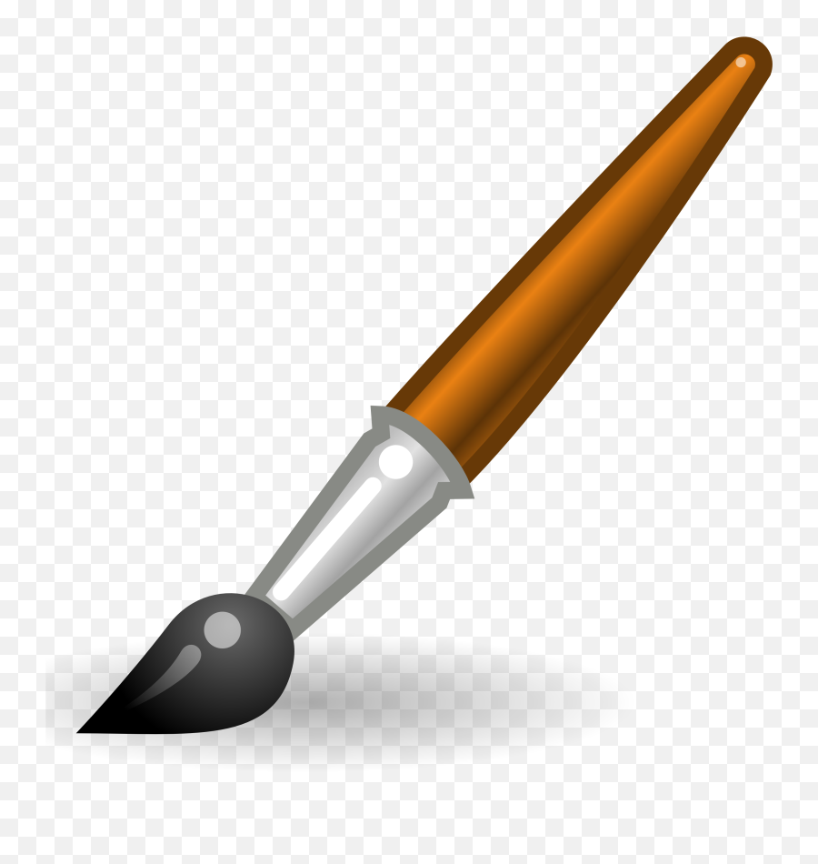 Paint Brush Png Transparent Images - Paint Brush Free Clip Art Emoji,Paint Png