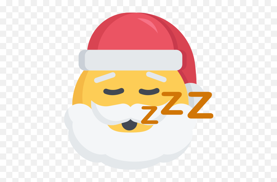 Christmas Emoji Santa Sleep Tired,Sleeping Emoji Png