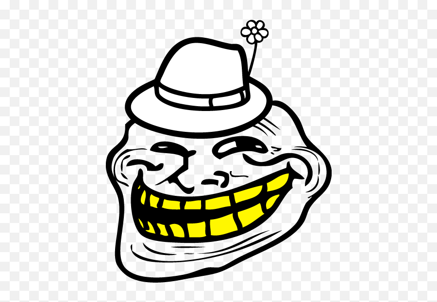 Download Trollface Clipart - Hd Png Troll Face Png Image Troll Face Emoji,Troll Face Png