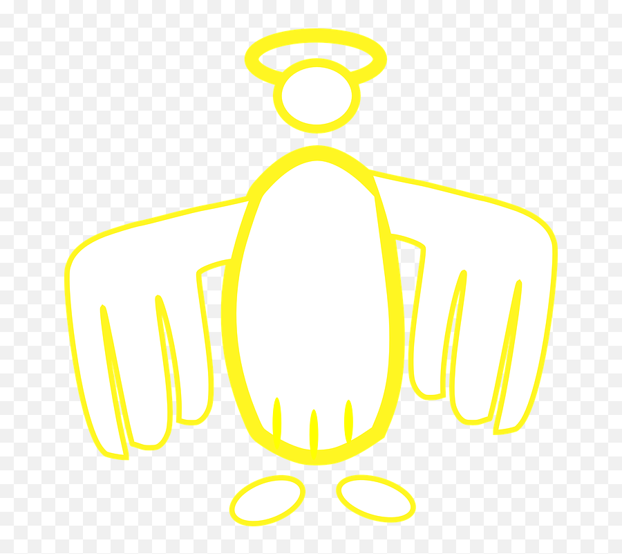 Angel Yellow Halo - Free Vector Graphic On Pixabay Emoji,Angel Halo Transparent