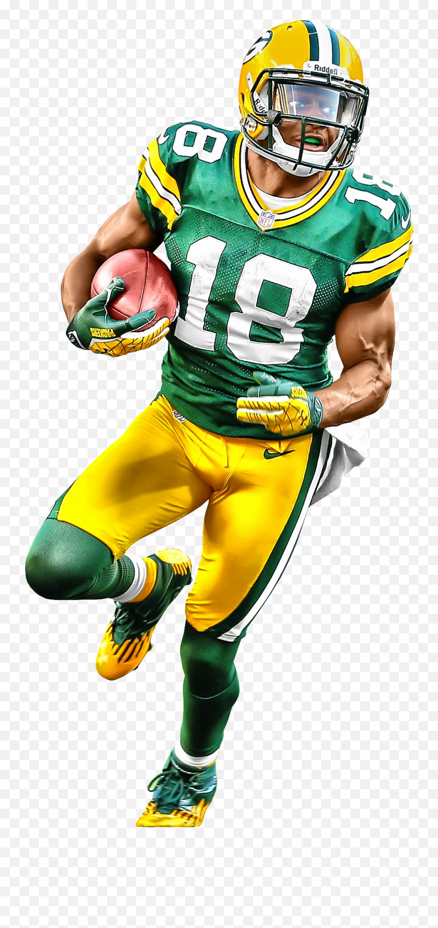 American Football Player Png Clipart - Green Bay Players Png Emoji,Football Player Clipart