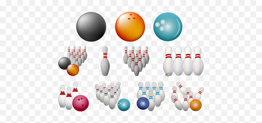 Bowling Ball Ninepin Blue Public Domain Image - Freeimg Emoji,Bowling Ball Clipart Black And White