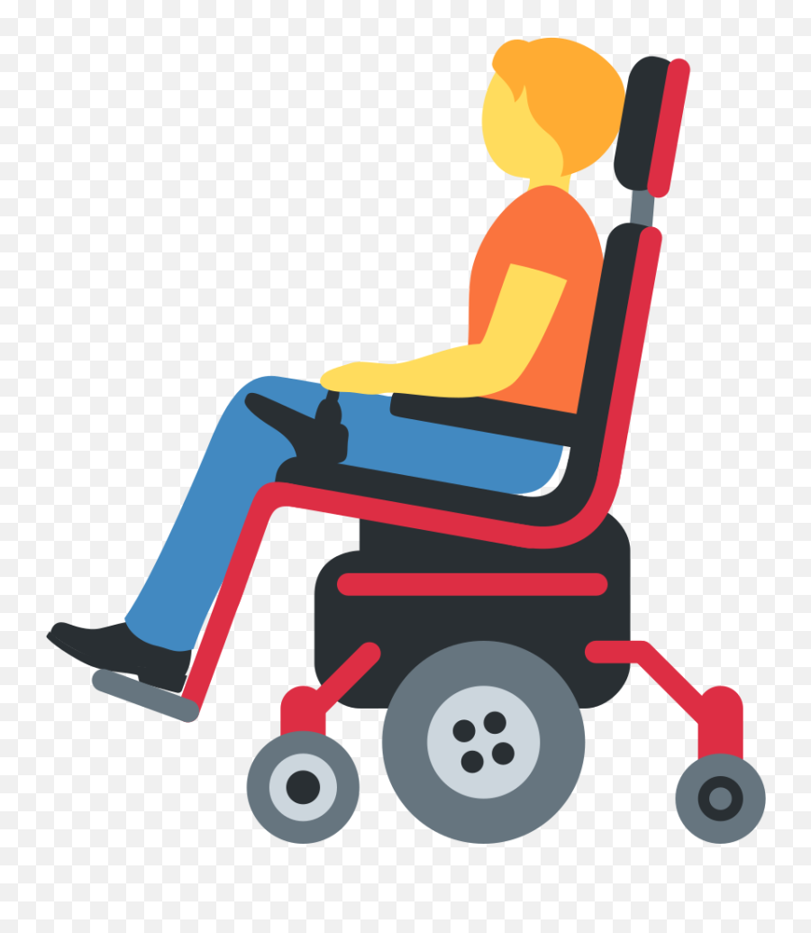 U200d Person In Motorised Wheelchair Emoji - What Emoji,Person In Wheelchair Png