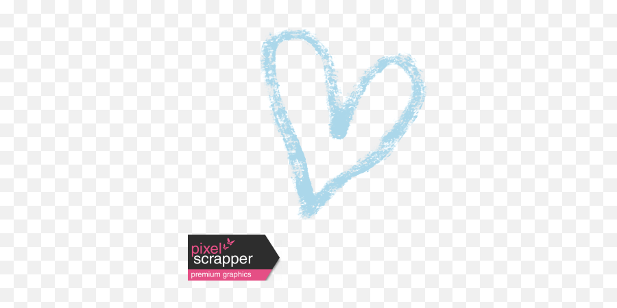 Xy - Marker Doodle Blue Heart 2 Graphic By Melo Vrijhof Emoji,Heart Doodle Png