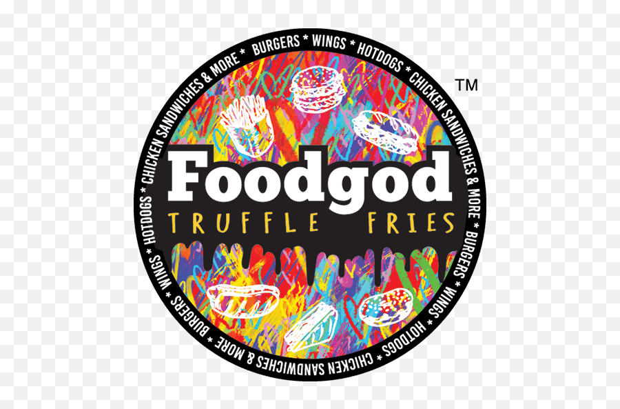 Truffled American Classics By Foodgod Emoji,Burger Restaurant Logo