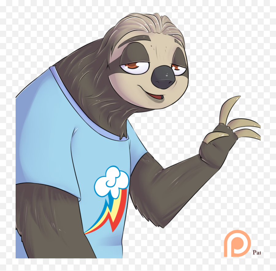 Sloth Clipart Zootopia - Transparent Background Sloth Logo Emoji,Bearded Dragon Clipart