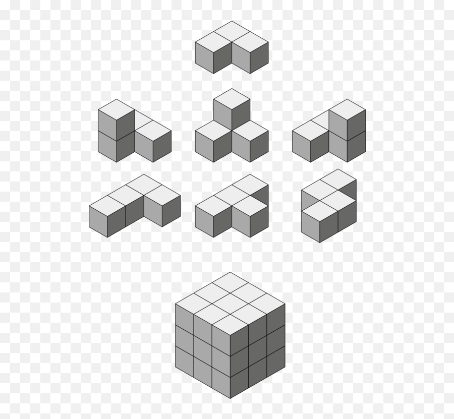 Png Clipart - Royalty Free Svg Png Soma Cube Puzzle Png Emoji,Cube Clipart