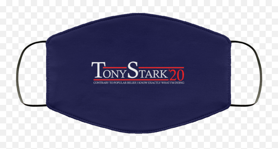 Tony Stark 20face Mask Ear Loops - Unisex Emoji,Tony Stark Png