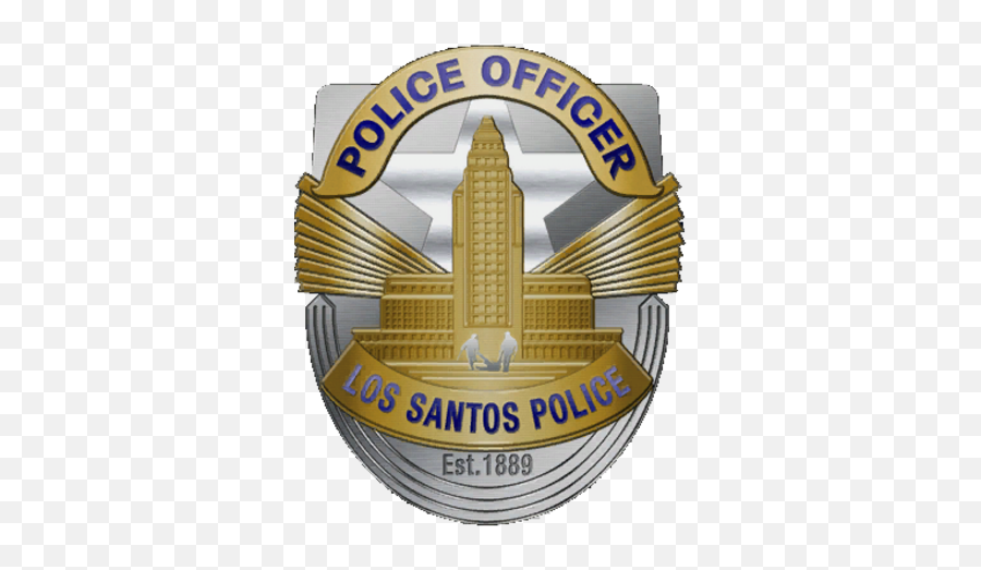 Los Santos Police Department Gta Wiki Fandom - Lspd Logo Png Emoji,V Logo