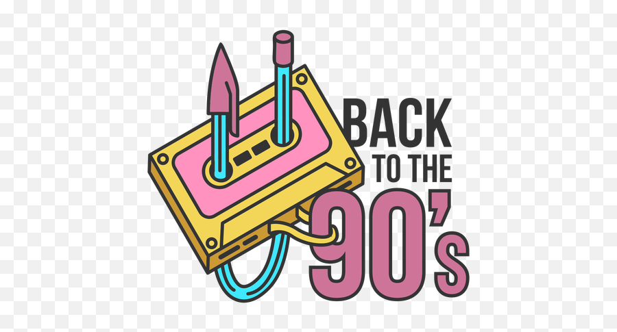 Back 90s Lettering - 1990s Emoji,90s Png