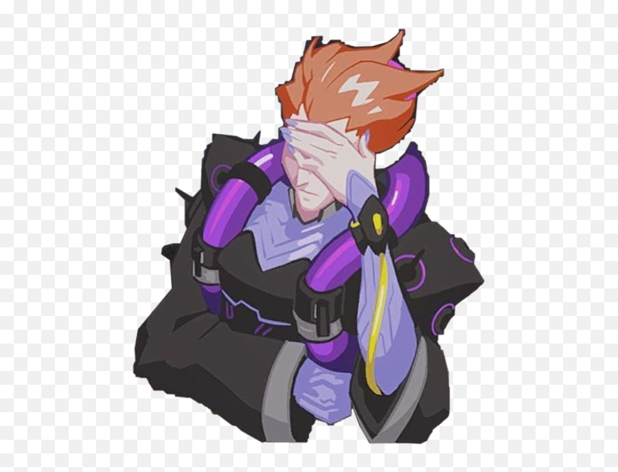 Moira Facepalm Png Image With No - Overwatch Sprays Moira Emoji,Facepalm Png