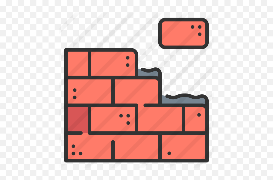 Brick Wall - Free Buildings Icons Cement Block Icon Png Emoji,Brick Wall Png