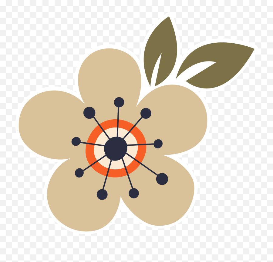 Cream Color Flower Png Flower Clipart Emoji,Flower Clipart Png