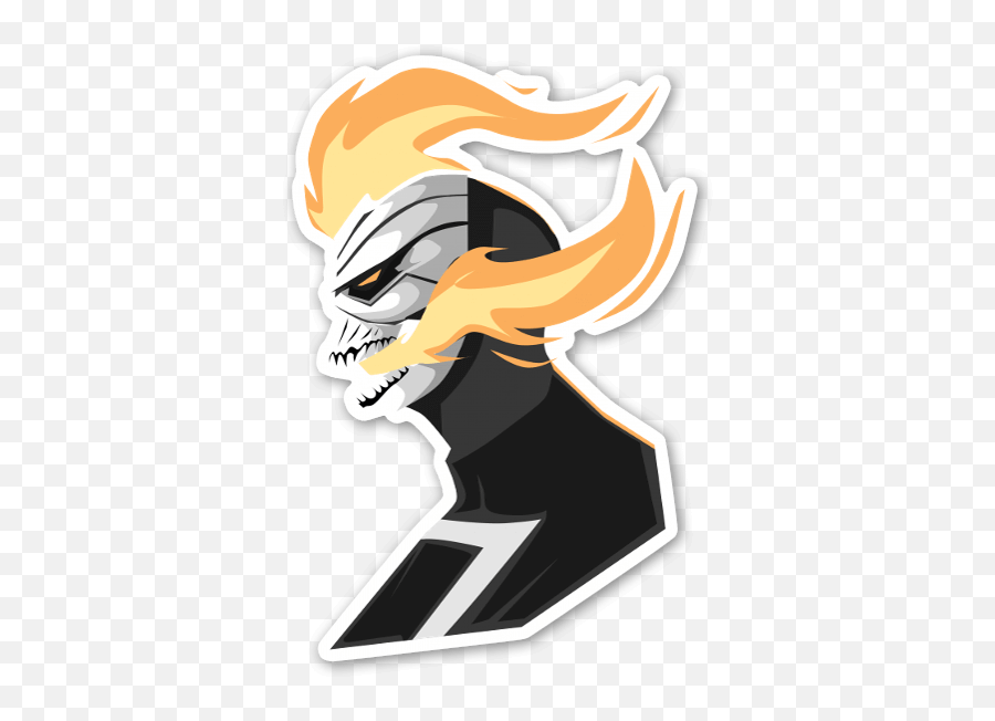 Die Cut Ghost Rider - Supernatural Creature Emoji,Ghost Rider Png