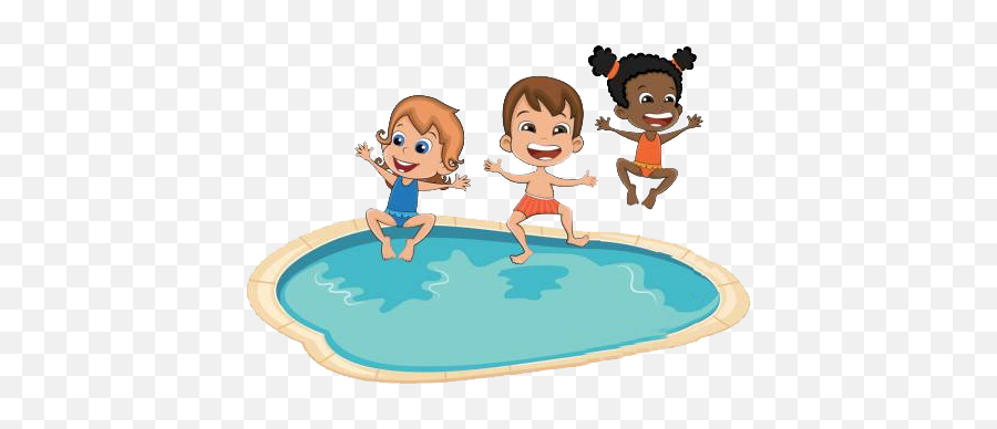 Clipart Swimming Community Pool - Jump In Pool Clip Art Emoji,Pool Clipart