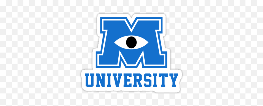 Monsters University T - Rptra Cililitan Emoji,Monsters Inc Logo
