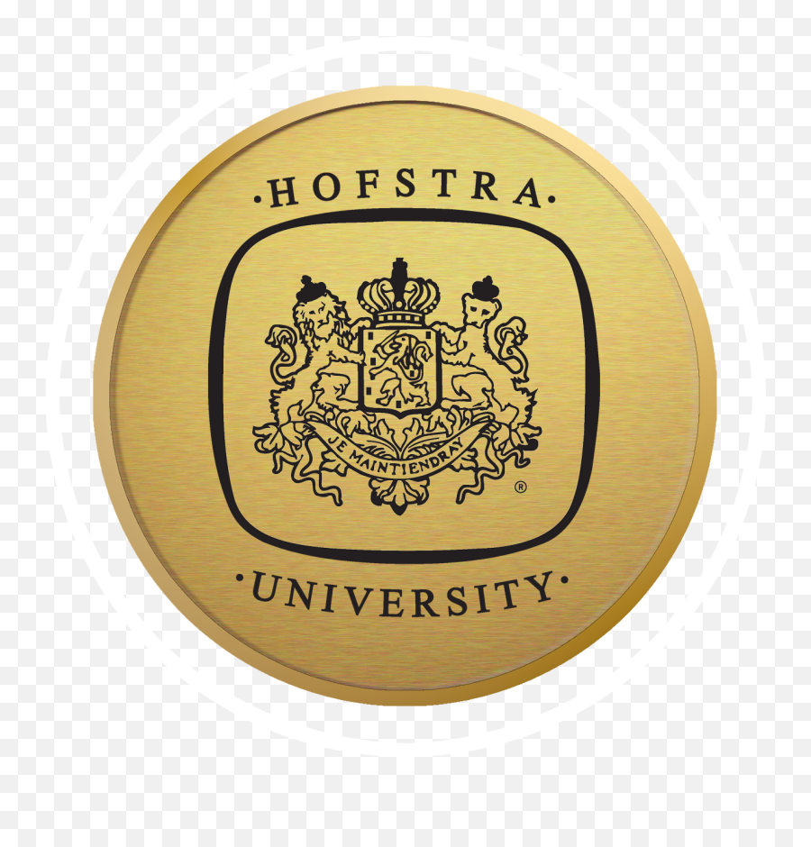 Gold Printed Medallion Diploma Frame Emoji,Hofstra Logo