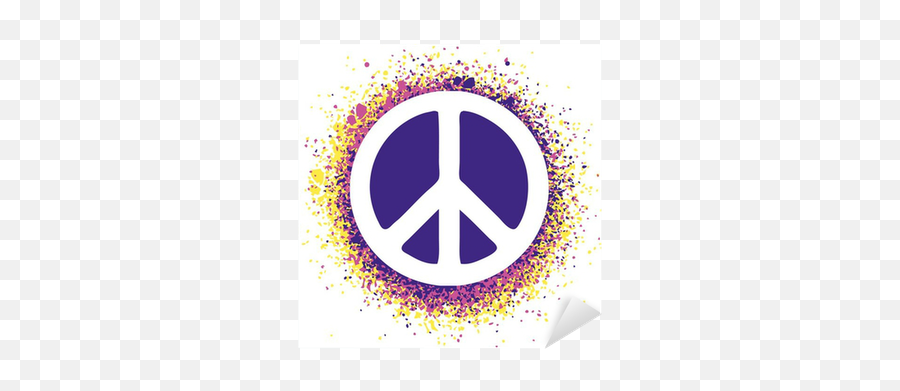 Peace Sign Isolated On A Background Vector Illustration Emoji,Peace Sign Transparent Background