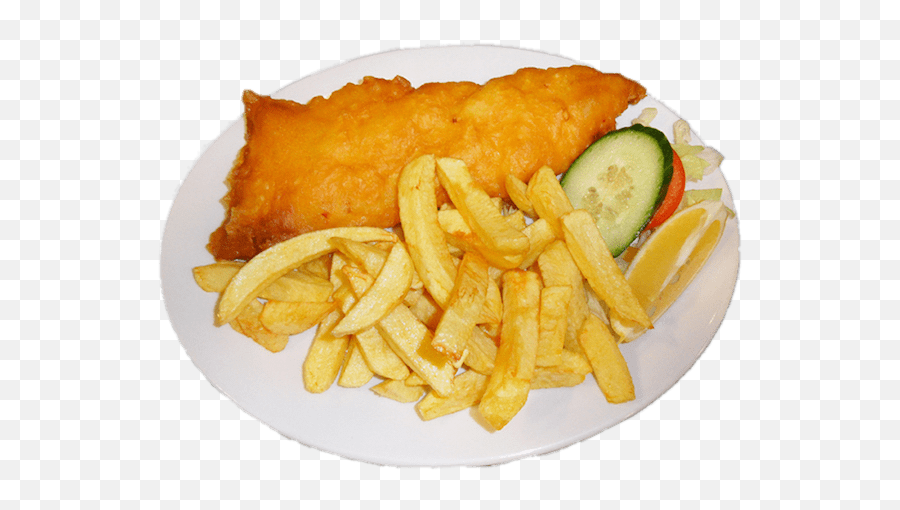 Fish And Chips Dish Transparent Png - Traditional Fish And Chips Png Emoji,Transparent Fish