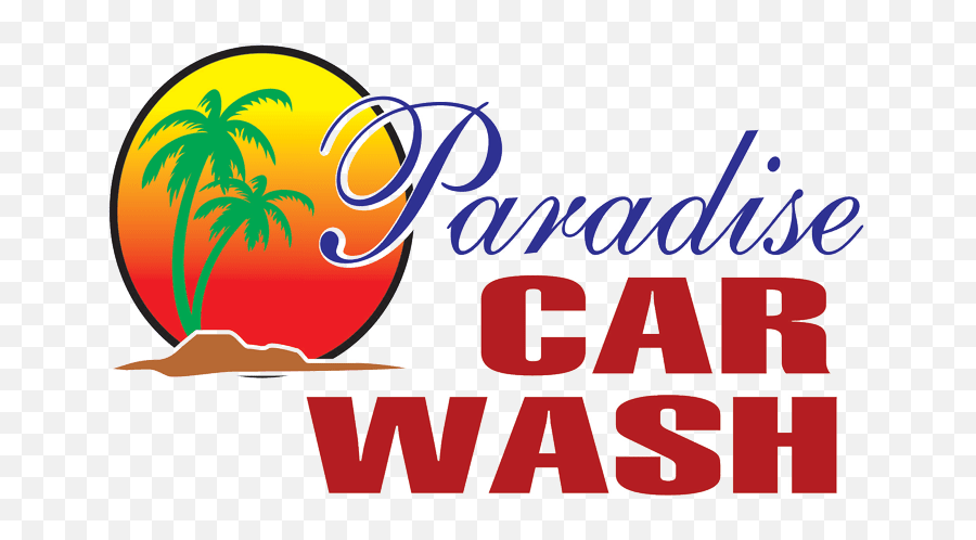 Paradise Car Wash - Paradise Emoji,Car Wash Logo