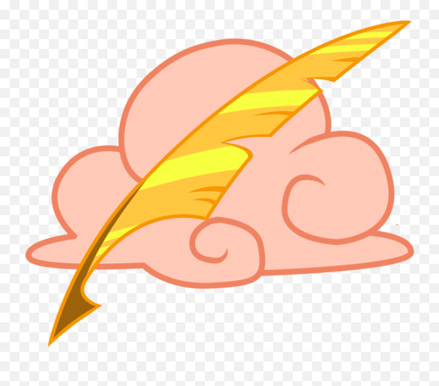 Cutie Mark Quill Pen Gold And Pink Clouds - Clipart Best Emoji,Pink Cloud Png