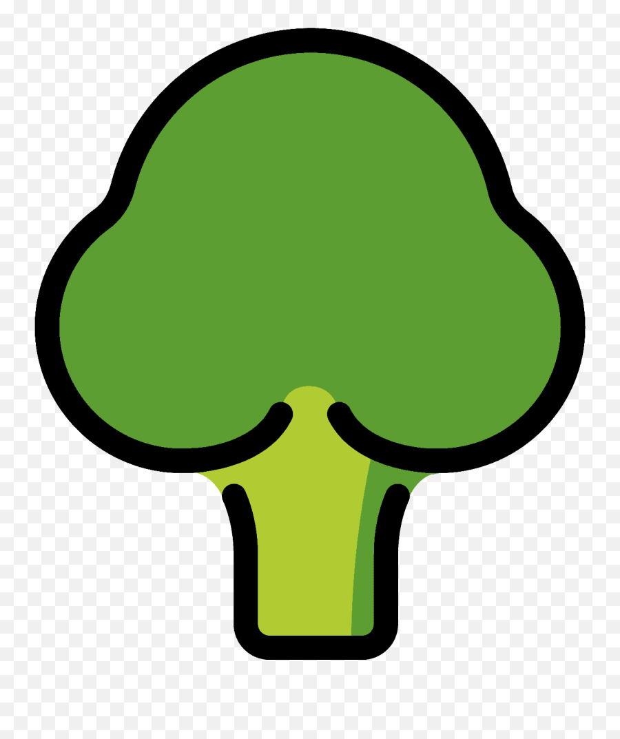 Broccoli Emoji Clipart Free Download Transparent Png,Broccoli Clipart Black And White