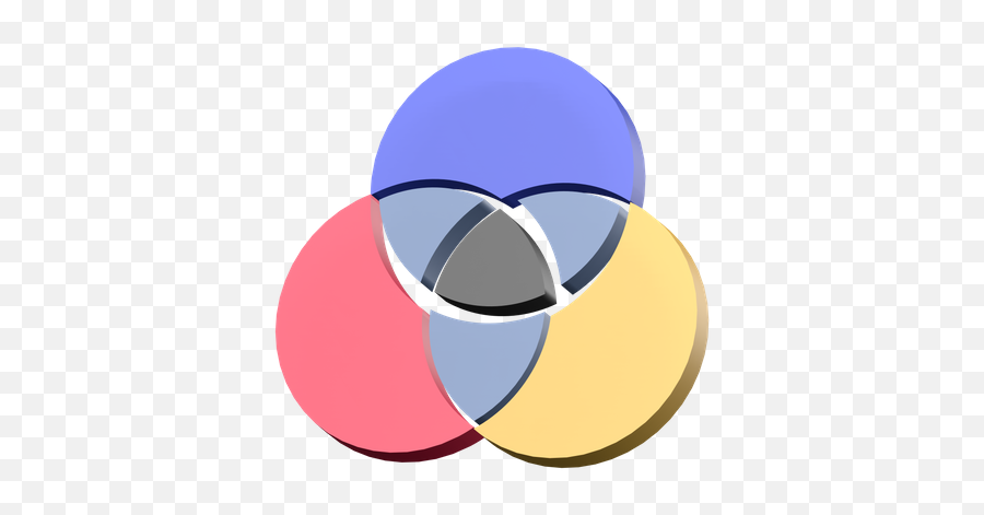 Top 10 Color Mixing 3d Illustrations - Free U0026 Premium Emoji,Venn Diagram Clipart