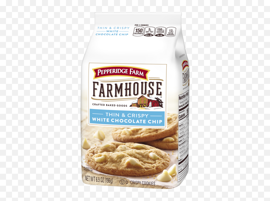 Farmhouse Thin U0026 Crispy White Chocolate Chip Cookies Emoji,Cookies Png