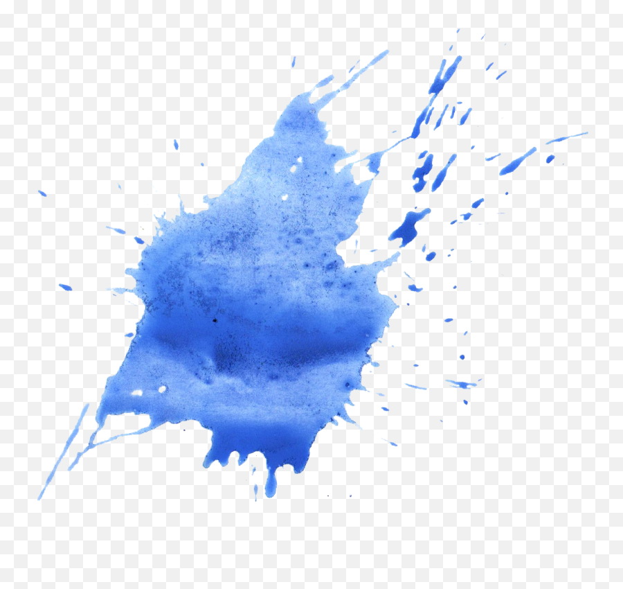 20 Blue Watercolor Splatter Png Transparent Onlygfxcom - Watercolor Paint Splatter Png Blue Emoji,Paint Splatter Png