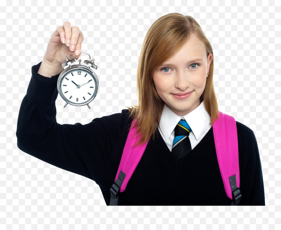 Looking At Watch Png Girl Free - Girl With A Watch Png Emoji,Watch Png
