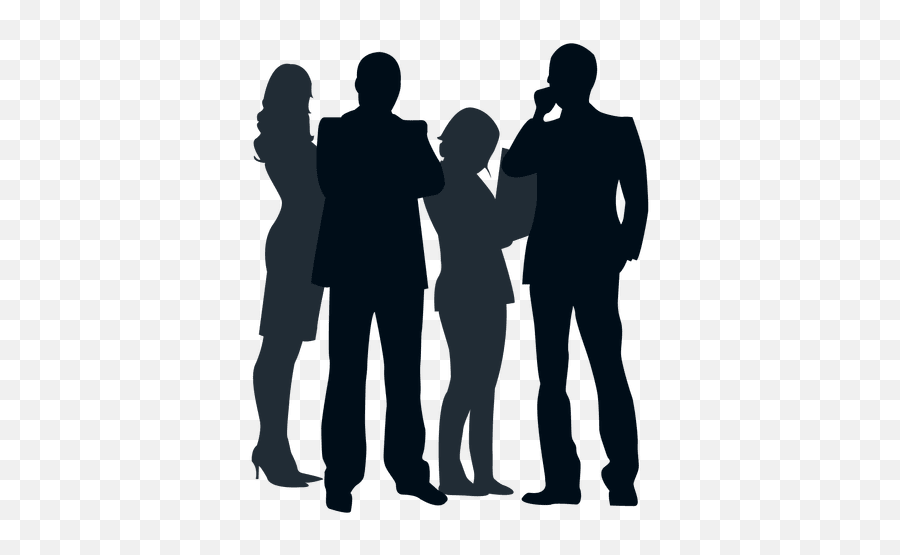 Group People Silhouette Group People - Human Silhouette Group People Emoji,People Silhouette Png