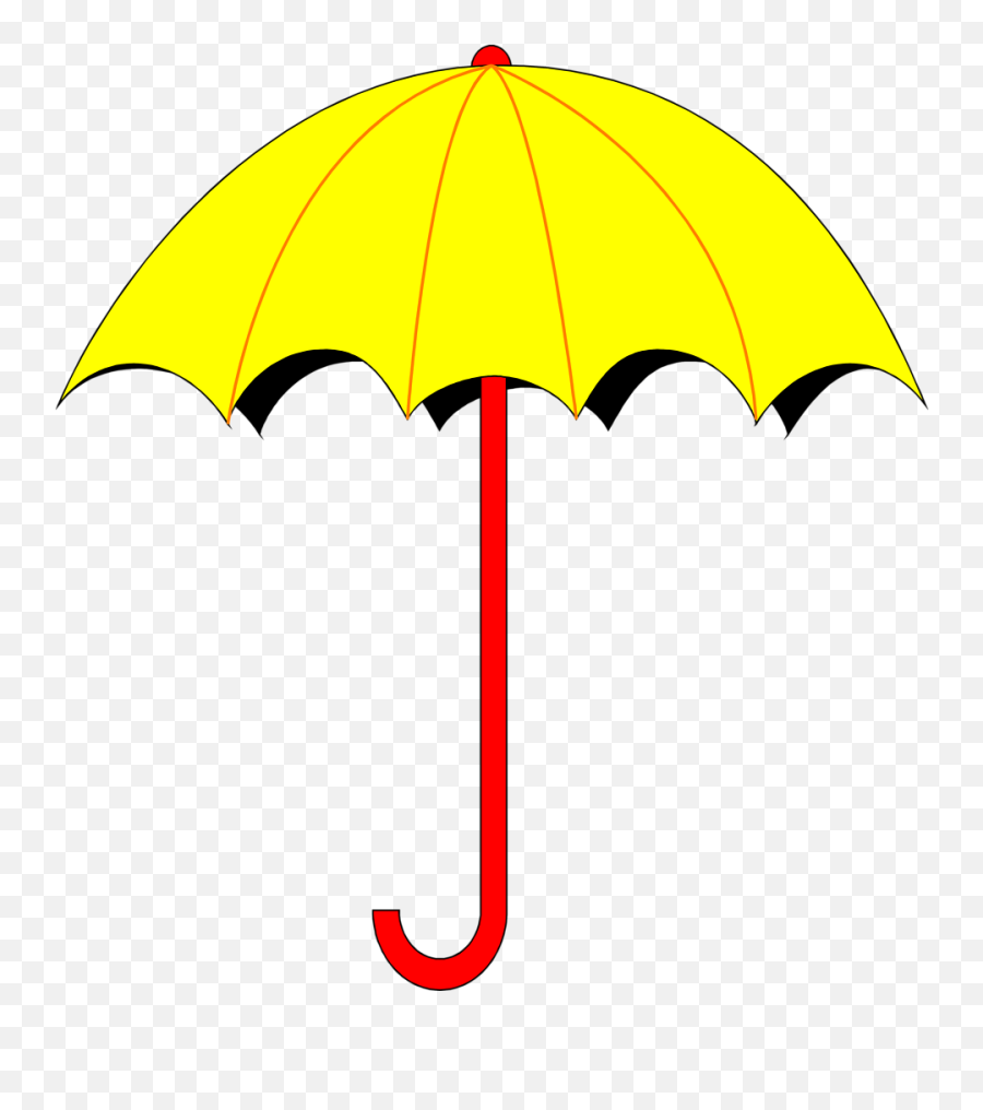 Coral Clipart Umbrella - Umbrella Clipart Clear Background Clipart Yellow Umbrella Emoji,Coral Clipart