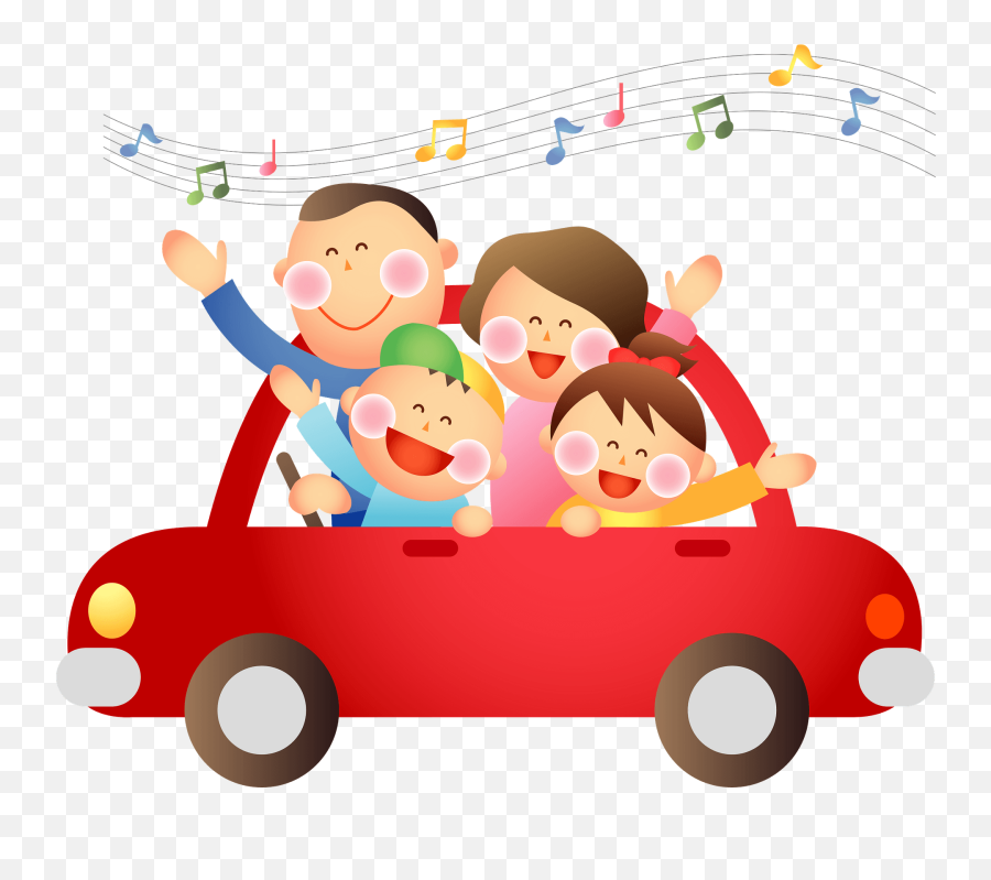 Family Is Out For A Drive Clipart Free Download Transparent - Drive By And Wave Clipart Emoji,Road Trip Clipart