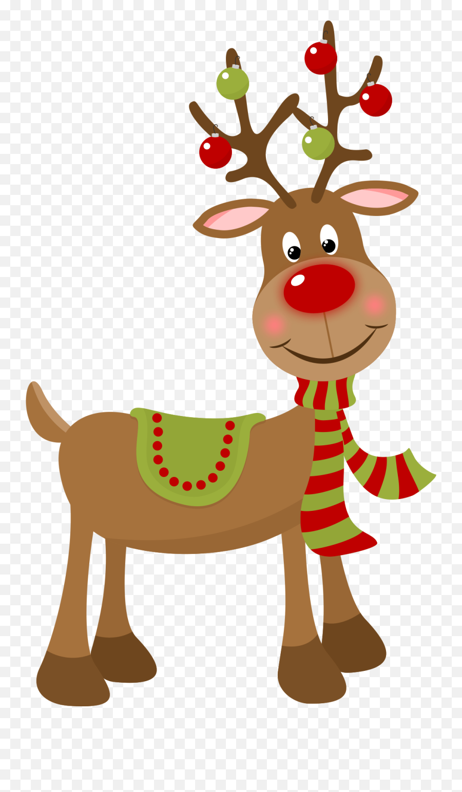 Reindeer Clipart - Reindeer Clipart Emoji,Reindeer Clipart