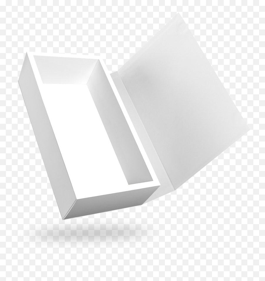 White Rectangular Magnetic Box - White Rectangular Open Box Emoji,White Box Png