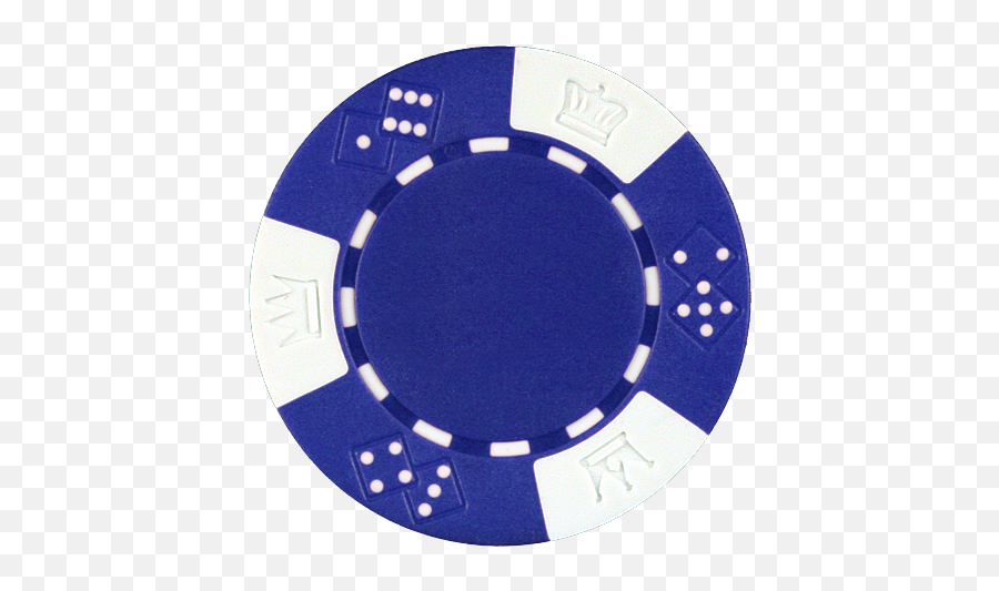 Blue Casino Chip Png Png - Blue Poker Chip Transparent Emoji,Poker Chip Png